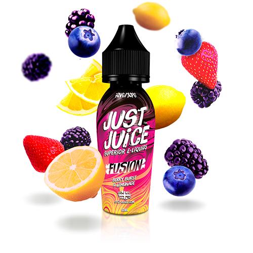 Just Juice Fusion Berry Burst & Lemonade 50ml 3
