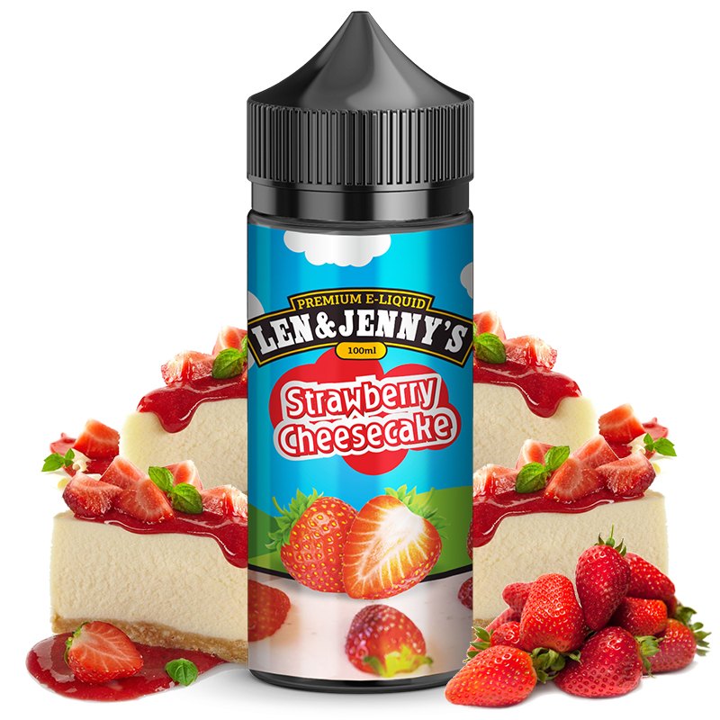 Len and Jenny´s Strawberry Cheesecake 100ml 2