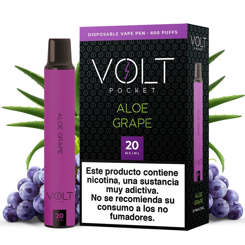Volt Pocket Desechable Aloe Grape 1