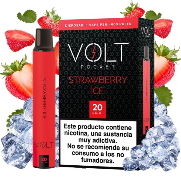 Volt Pocket Desechable Strawberry Ice 3