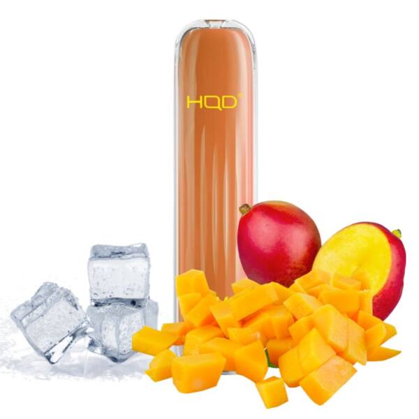 hqd pod desechable mango, hielo