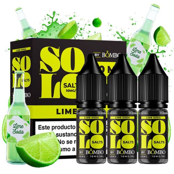 Solo Salts by Bombo Lime Soda Pack 3