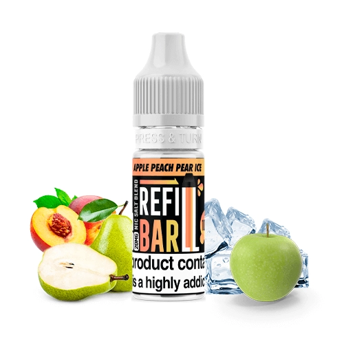 Refill Bar Sales Apple Peach Pear Ice 10ml 3
