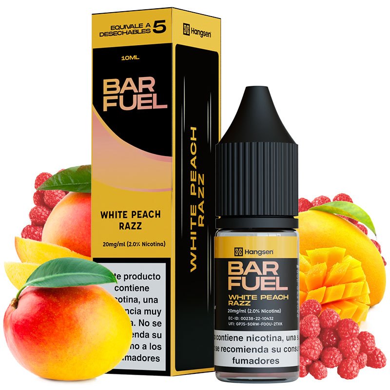 Bar Fuel by Hangsen Sales White Peach Razz 10ml 2