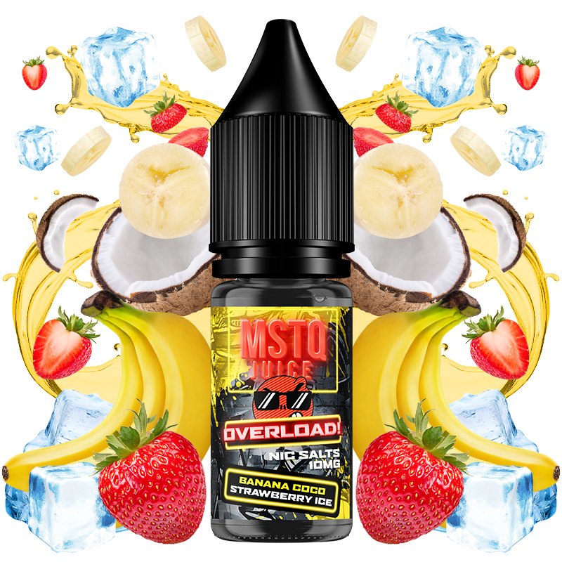 MSTQ Juice Salts Banana Coco Strawberry Ice 100ml