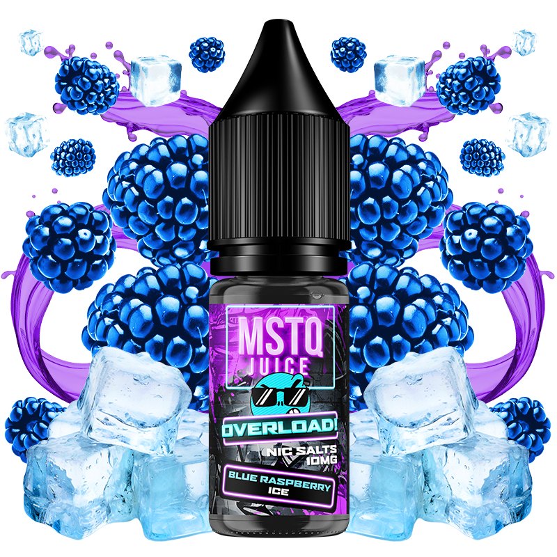 MSTQ Juice Salts Blue Raspberry Ice 100ml