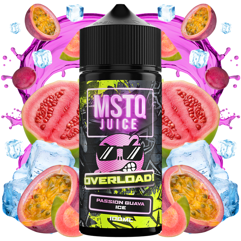 MSTQ Juice Overload Passion Guava Ice 100ml