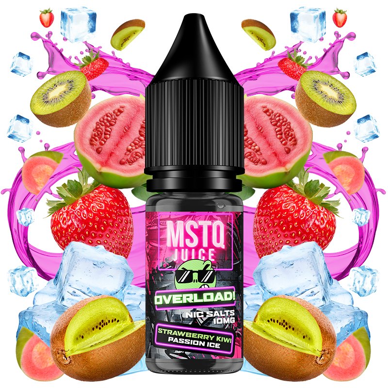 MSTQ Juice Salts Strawberry Kiwi Passion Ice 100ml