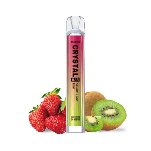SKE Crystal Bar Pod Desechable Strawberry Kiwi CP600