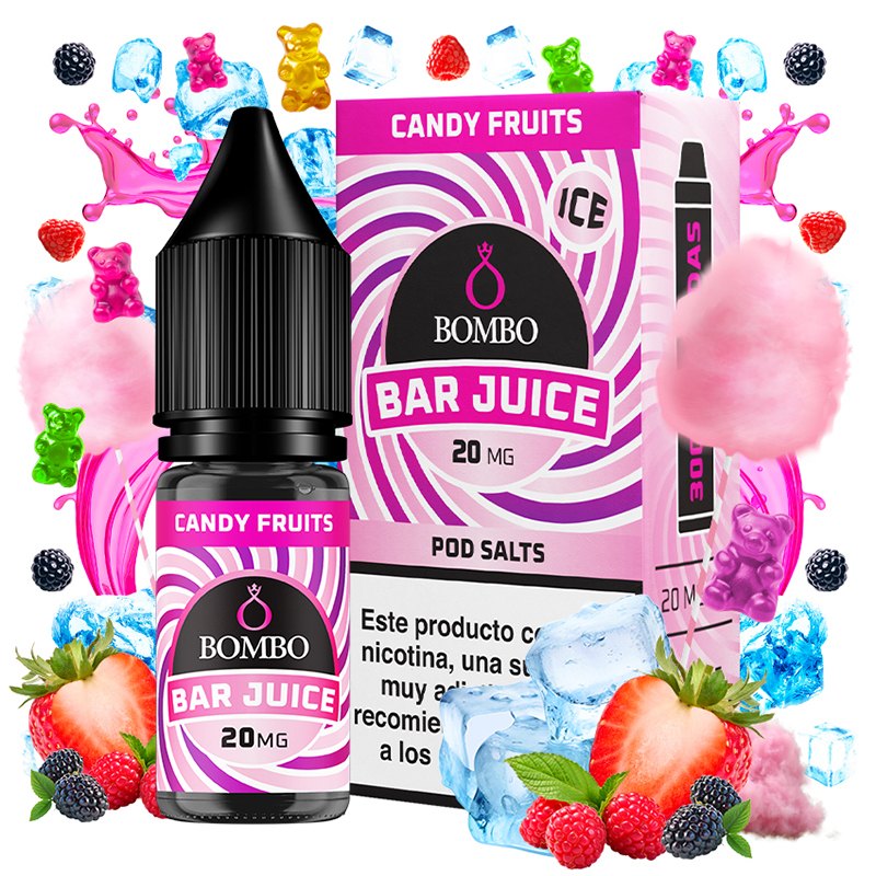 Bar Juice by Bombo Sales Candy Fruits Ice 10ml