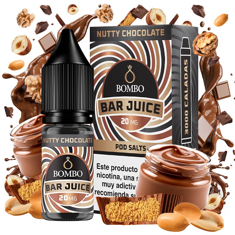 Bar Juice by Bombo Sales Nutty Chocolate 10ml