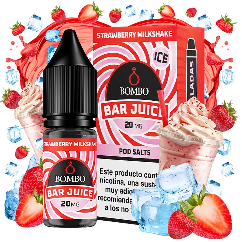 Bar Juice by Bombo Sales Strawberry Milkshake Ice 10ml