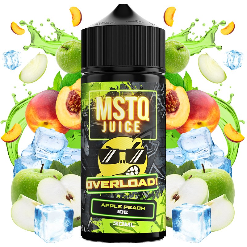 MSTQ Juice Aroma Apple Peach Ice 30ml Longfill