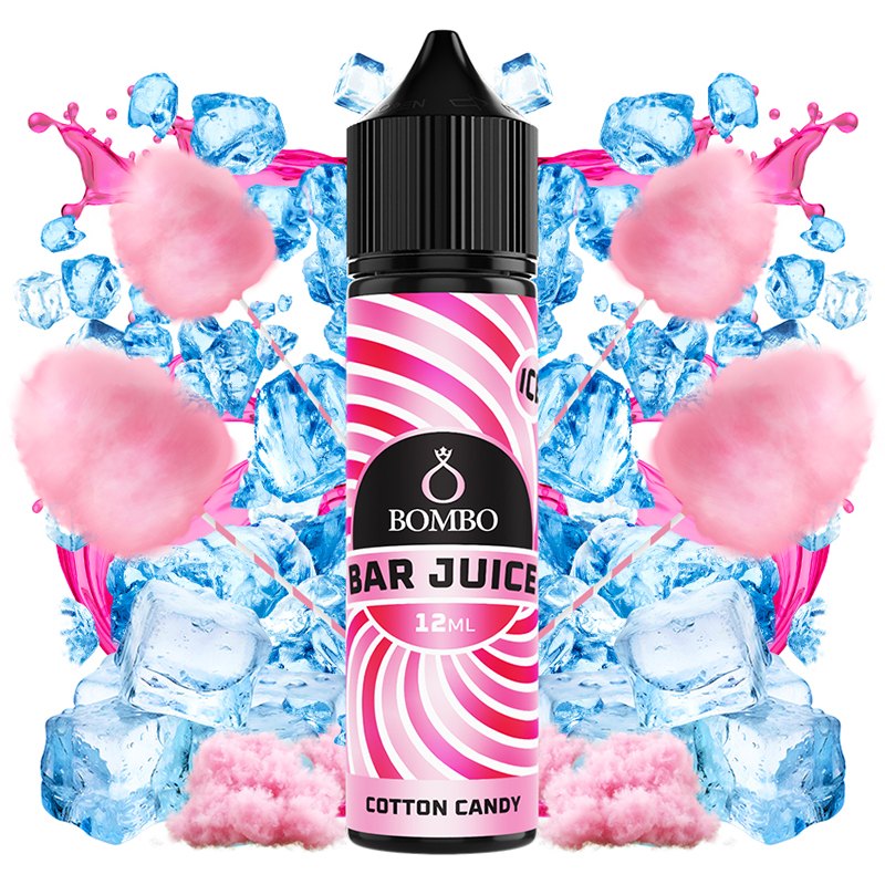 Bombo Bar Juice Aroma Cotton Candy Ice 12ml Longfill