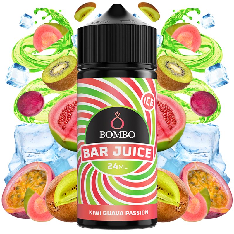Bombo Bar Juice Aroma Kiwi Guava Passion Ice 24ml Longfill
