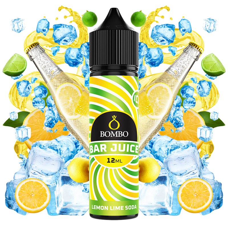 Bombo Bar Juice Aroma Lemon Lime Soda Ice 12ml Longfill