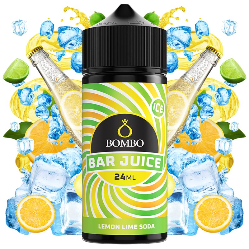 Bombo Bar Juice Aroma Lemon Lime Soda Ice 24ml Longfill