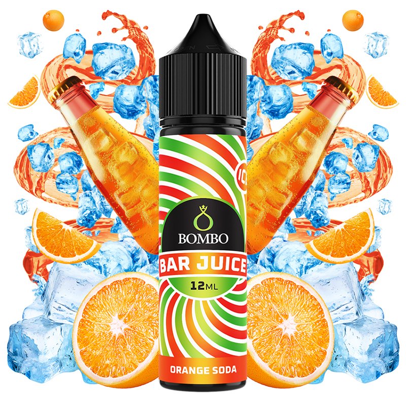 Bombo Bar Juice Aroma Orange Soda Ice 12ml Longfill