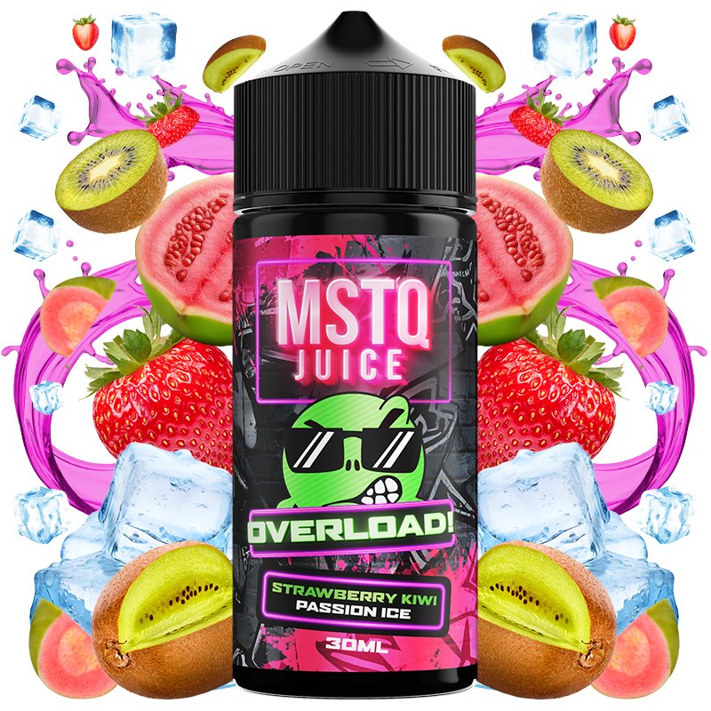 MSTQ Juice Aroma Strawberry Kiwi Passion Ice 30ml Longfill