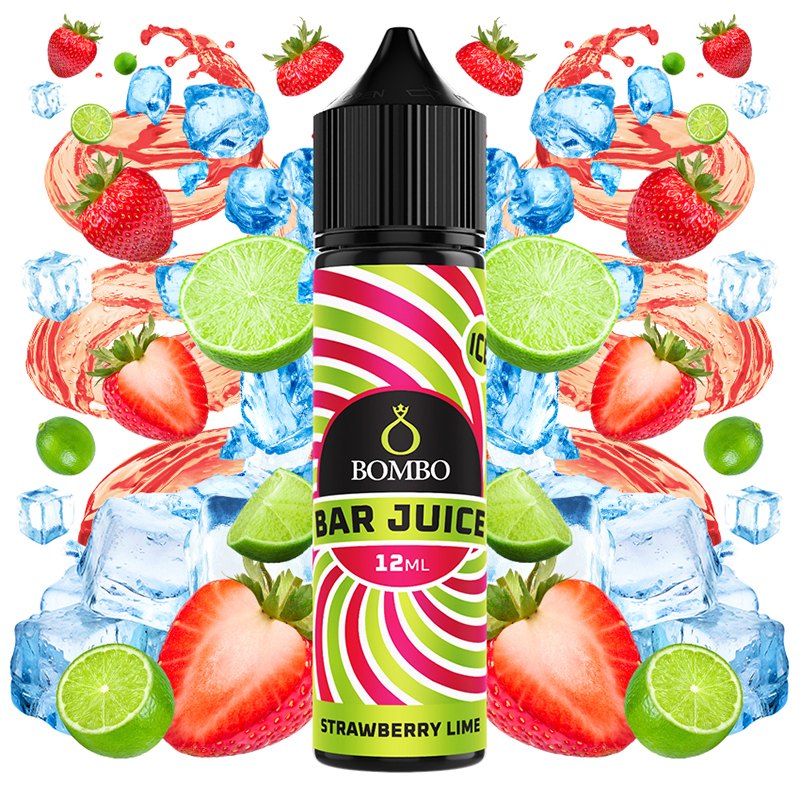 Bombo Bar Juice Aroma Strawberry Lime Ice 12ml Longfill