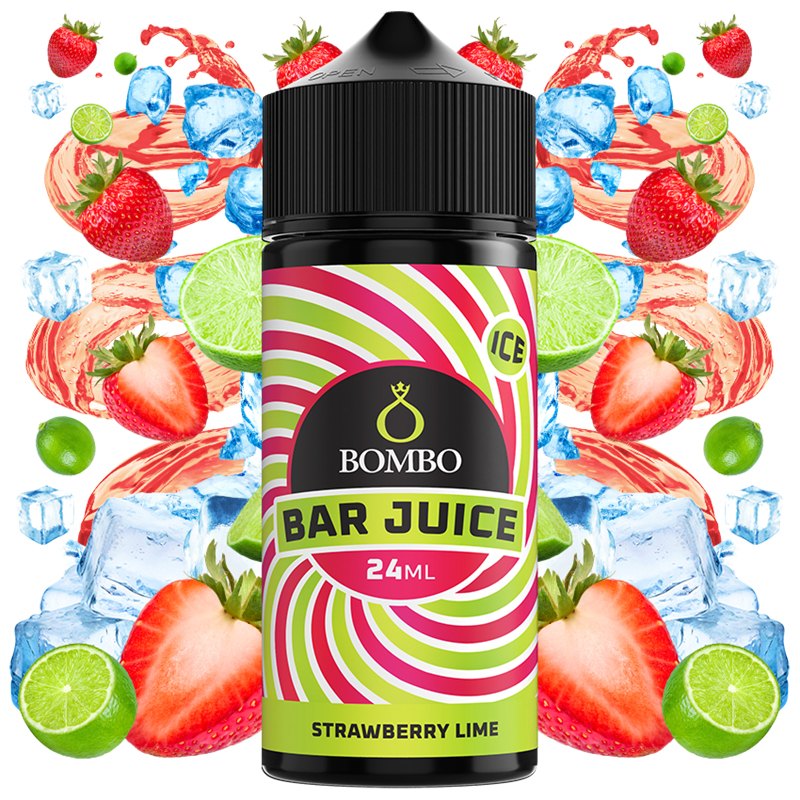 Bombo Bar Juice Aroma Strawberry Lime Ice 24ml Longfill