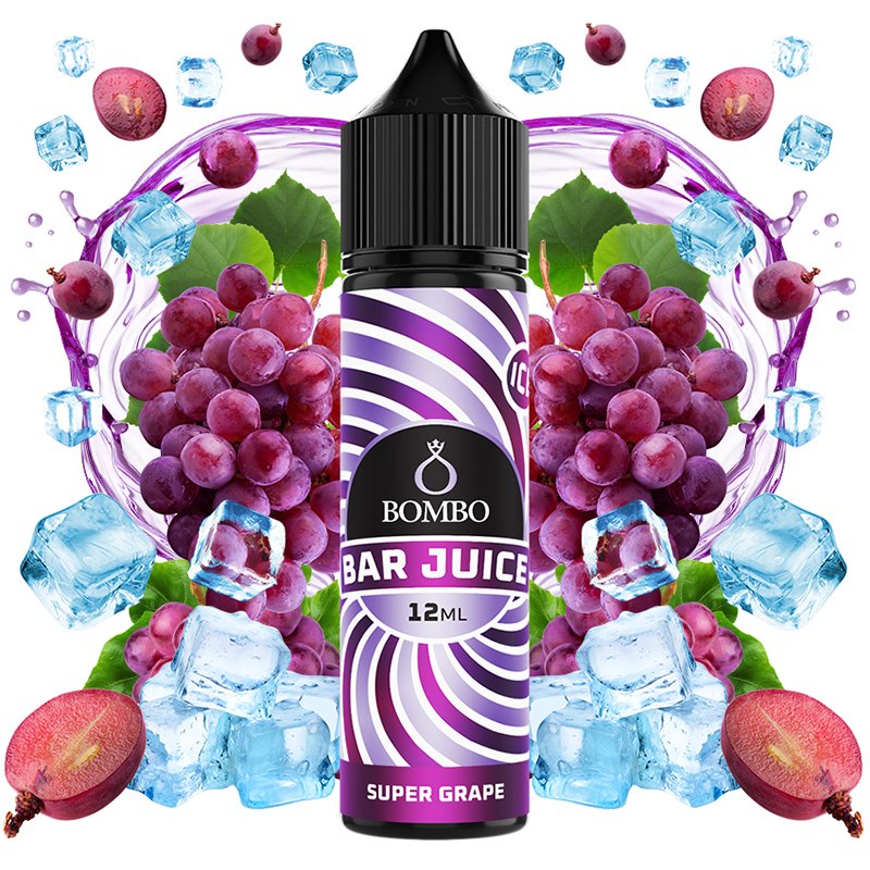 Bombo Bar Juice Aroma Super Grape Ice 12ml Longfill