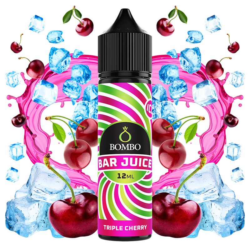 Bombo Bar Juice Aroma Triple Cherry Ice 12ml Longfill