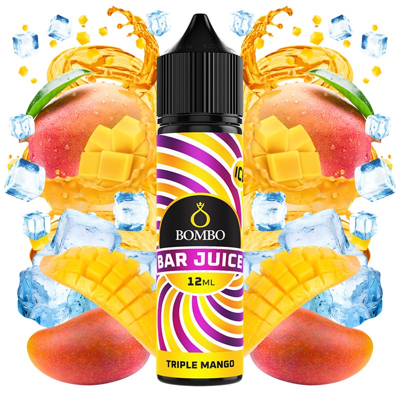 Bombo Bar Juice Aroma Triple Mango Ice 12ml Longfill