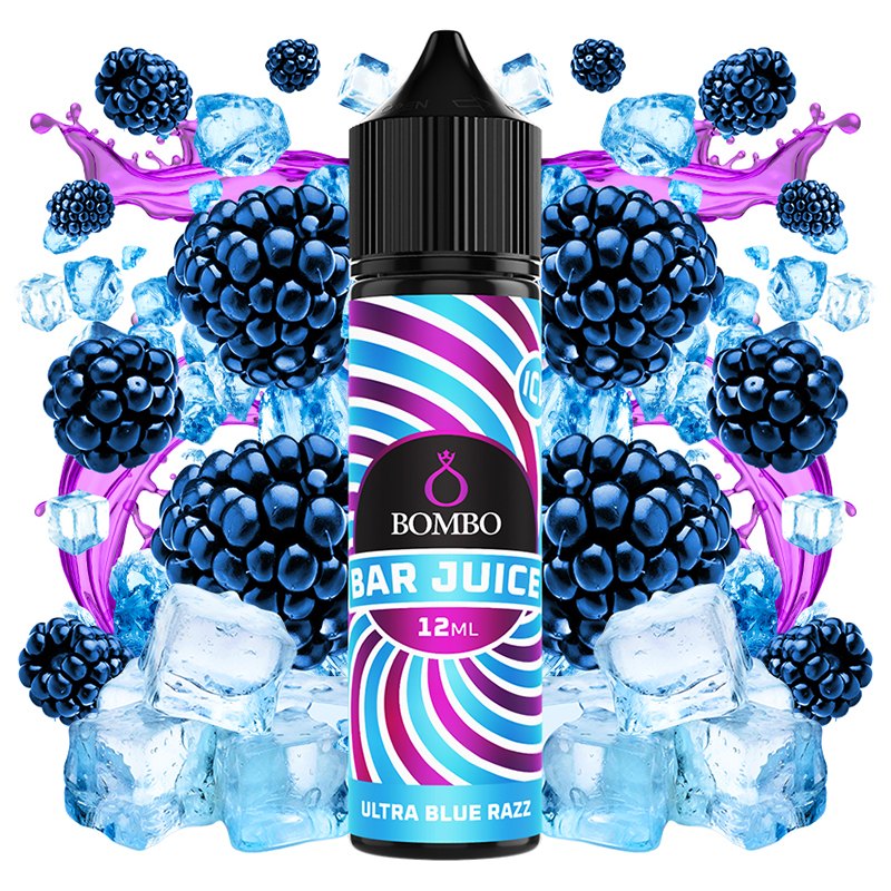 Bombo Bar Juice Aroma Ultra Blue Razz Ice 12ml Longfill