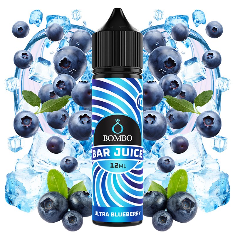 Bombo Bar Juice Aroma Ultra Blueberry Ice 12ml Longfill