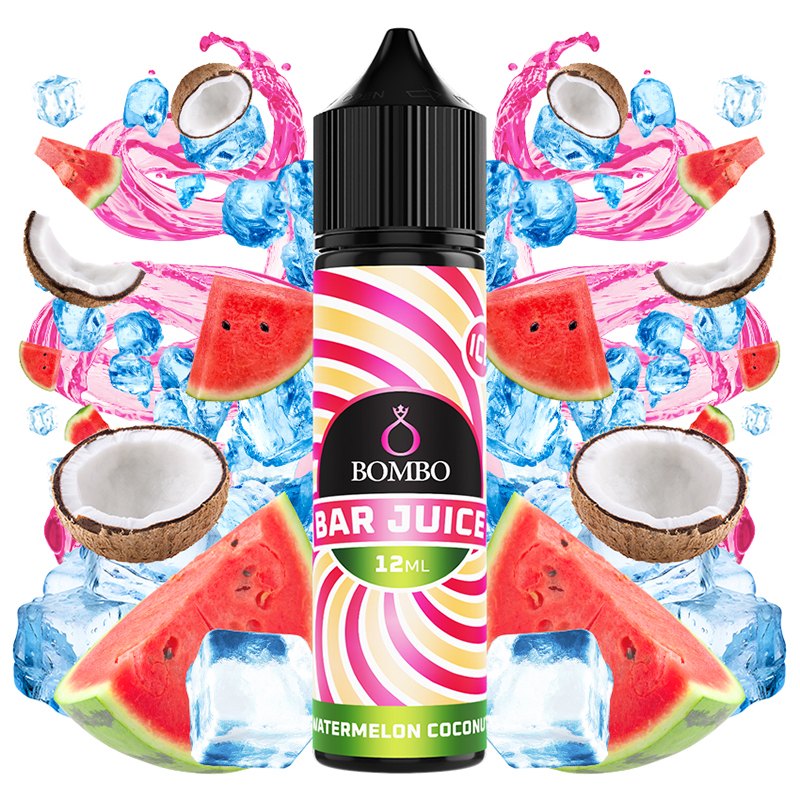 Bombo Bar Juice Aroma Watermelon Coconut Ice 12ml Longfill