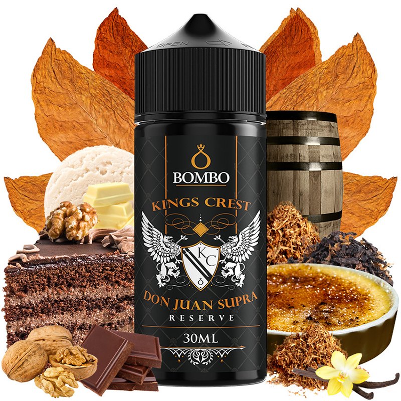 Kings Crest & Bombo Aroma Don Juan Supra Reserve 30ml Longfill