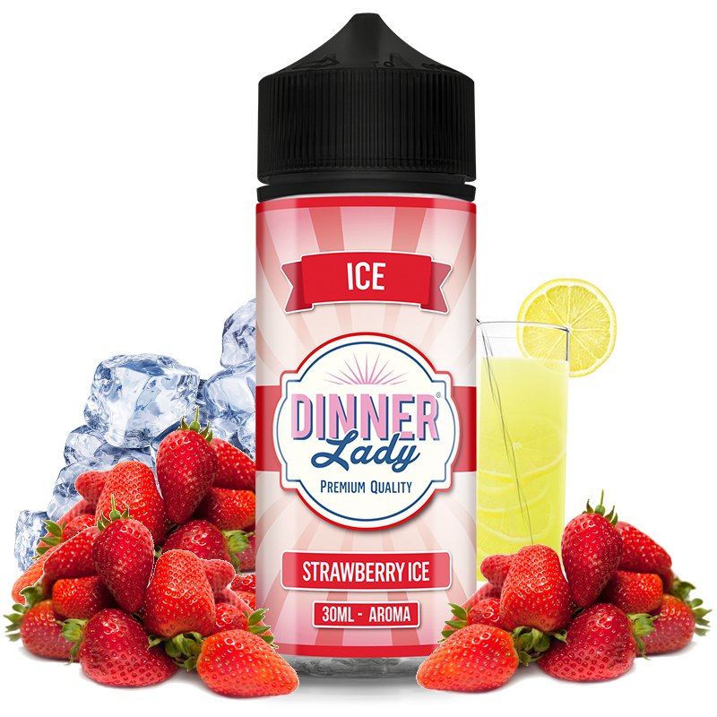 Dinner Lady Aroma Strawberry Ice 30ml/120ml Longfill