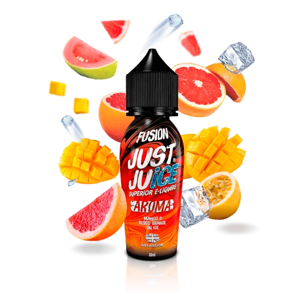 Just Juice Aroma Fusion Mango and Blood Orange Ice 20ml Longfill
