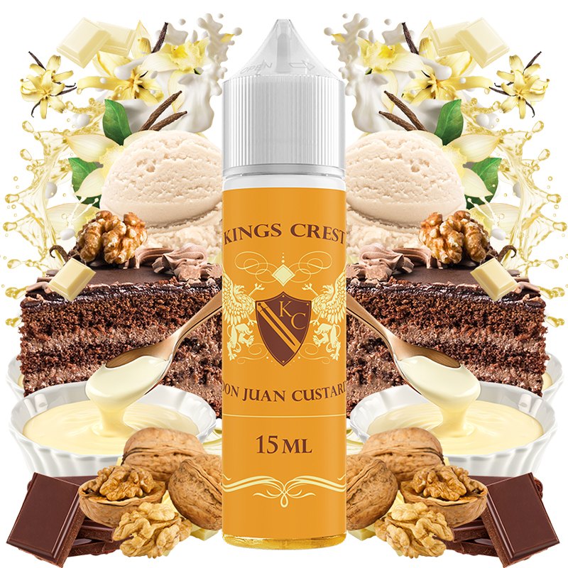 Kings Crest Aroma Don Juan Custard 15ml/60 Longfill