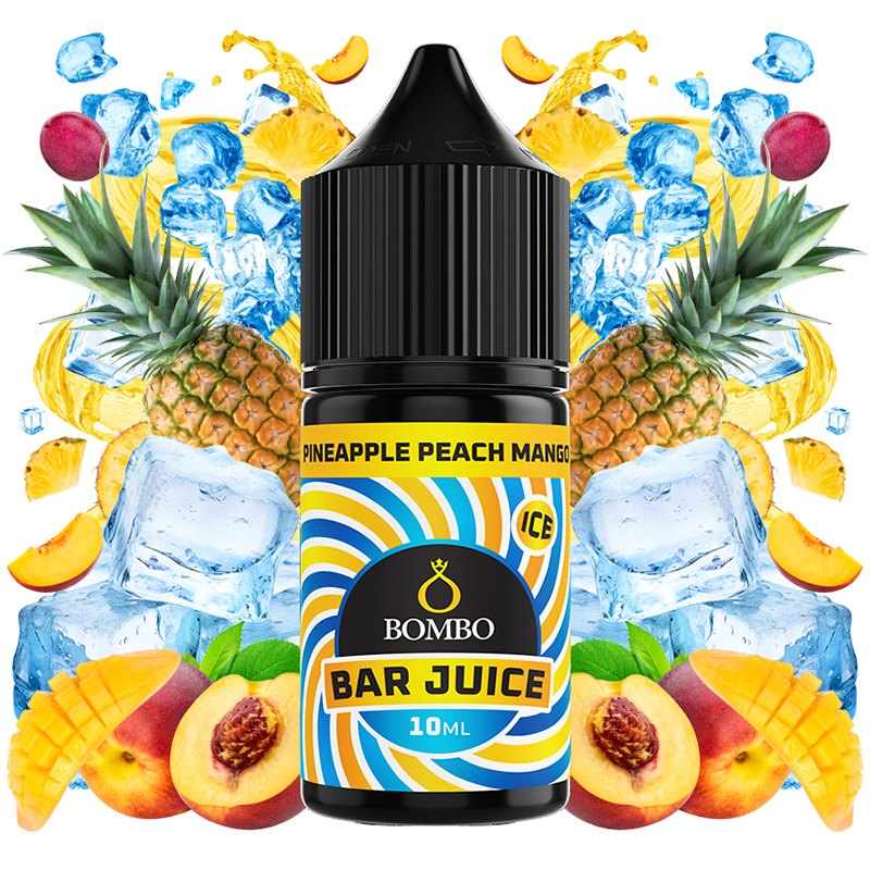Bar Juice by Bombo Aroma Pineapple Peach Mango Ice 10ml/30ml (Minilongfill)