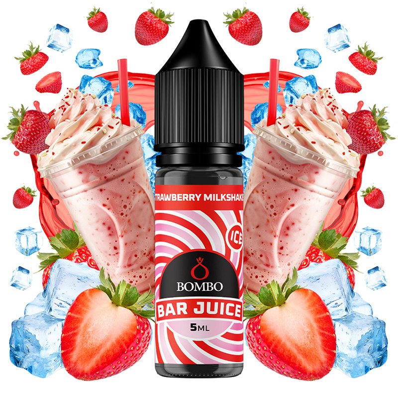 Bar Juice by Bombo Aroma Strawberry Milkshake 5ml/15ml (Minilongfill)