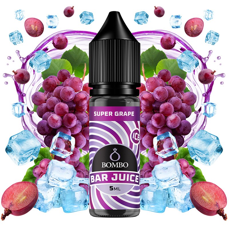 Bar Juice by Bombo Aroma Super Grape Ice 5ml/15ml (Minilongfill)