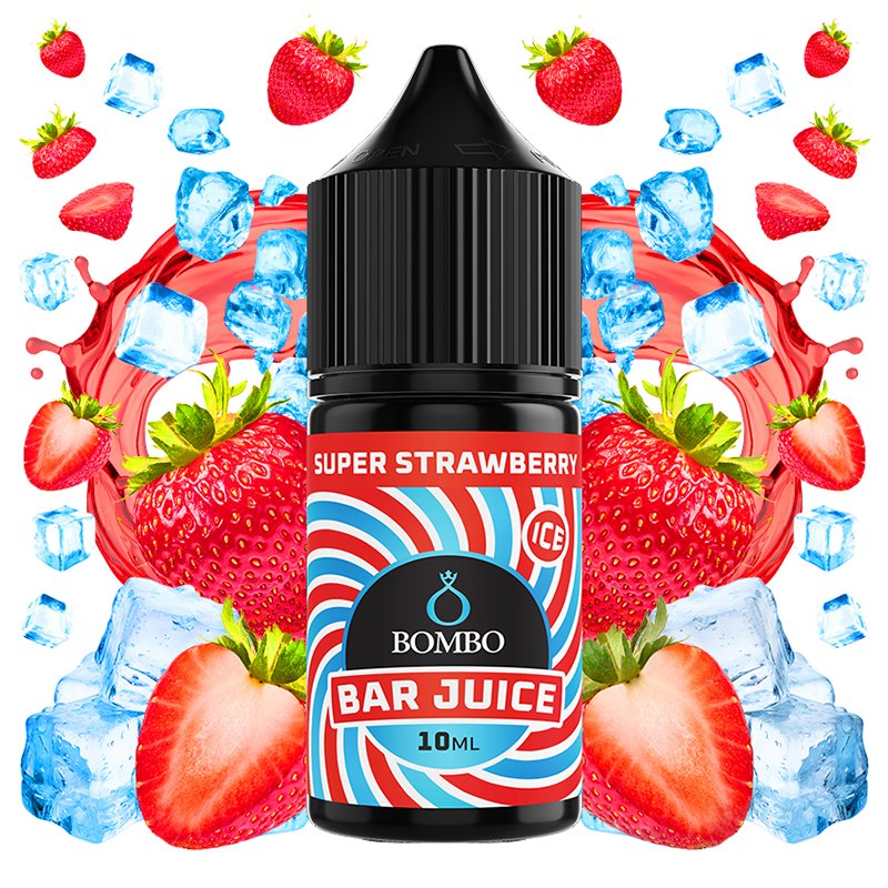 Bar Juice by Bombo Aroma Super Strawberry Ice 10ml/30ml (Minilongfill)