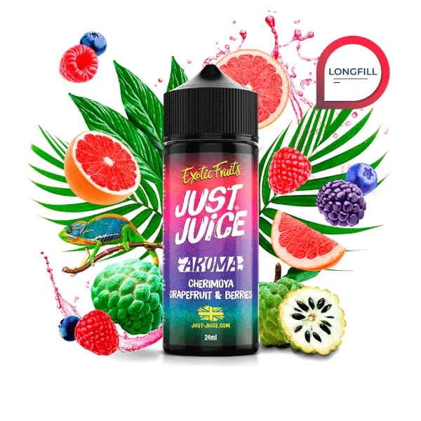 Just Juice Iconic Aroma Cherimoya Grapefruit Berries 24ml/120ml Longfill