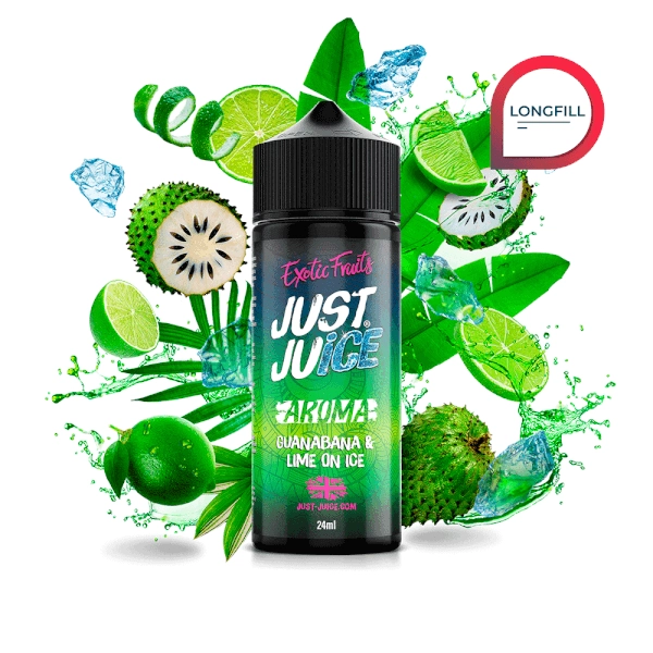 Just Juice Exotic Fruits Aroma Guanana Lime on Ice 24ml/120ml Longfill