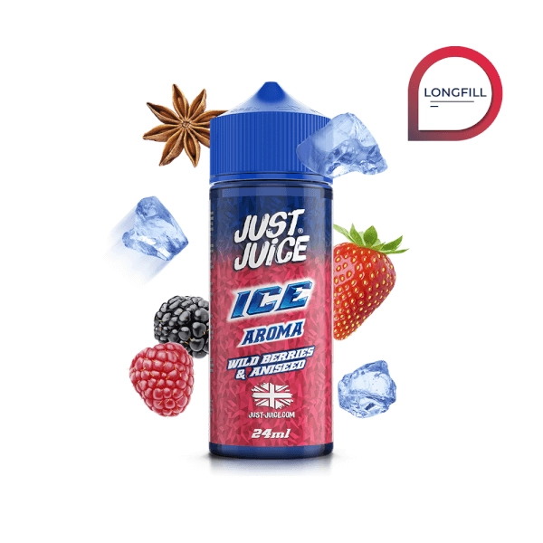 Just Juice Ice Aroma Wild Berries Aniseed 24ml/120ml Longfill