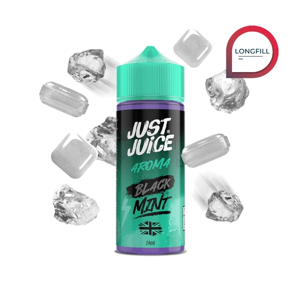 Just Juice Aroma Mint Range Black 24ml/120ml Longfill