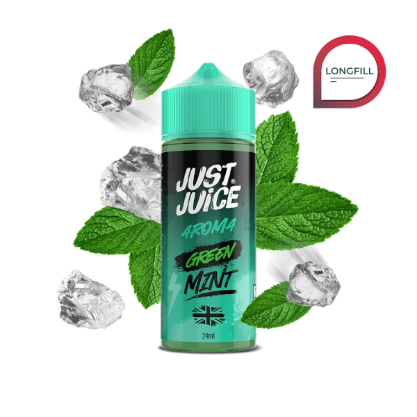 Just Juice Aroma Mint Range Green 24ml/120ml Longfill