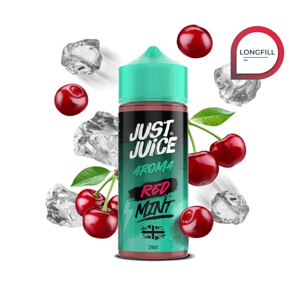 Just Juice Aroma Mint Range Red 24ml/120ml Longfill
