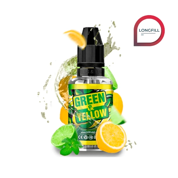 Oil4vap Aroma Green and Yellow 8ml en bote de 30ml