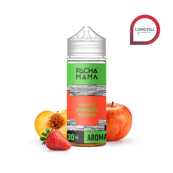 Pachamama Aroma Fuji Aplee Strawberry Nectarine 30ml/120ml Longfill