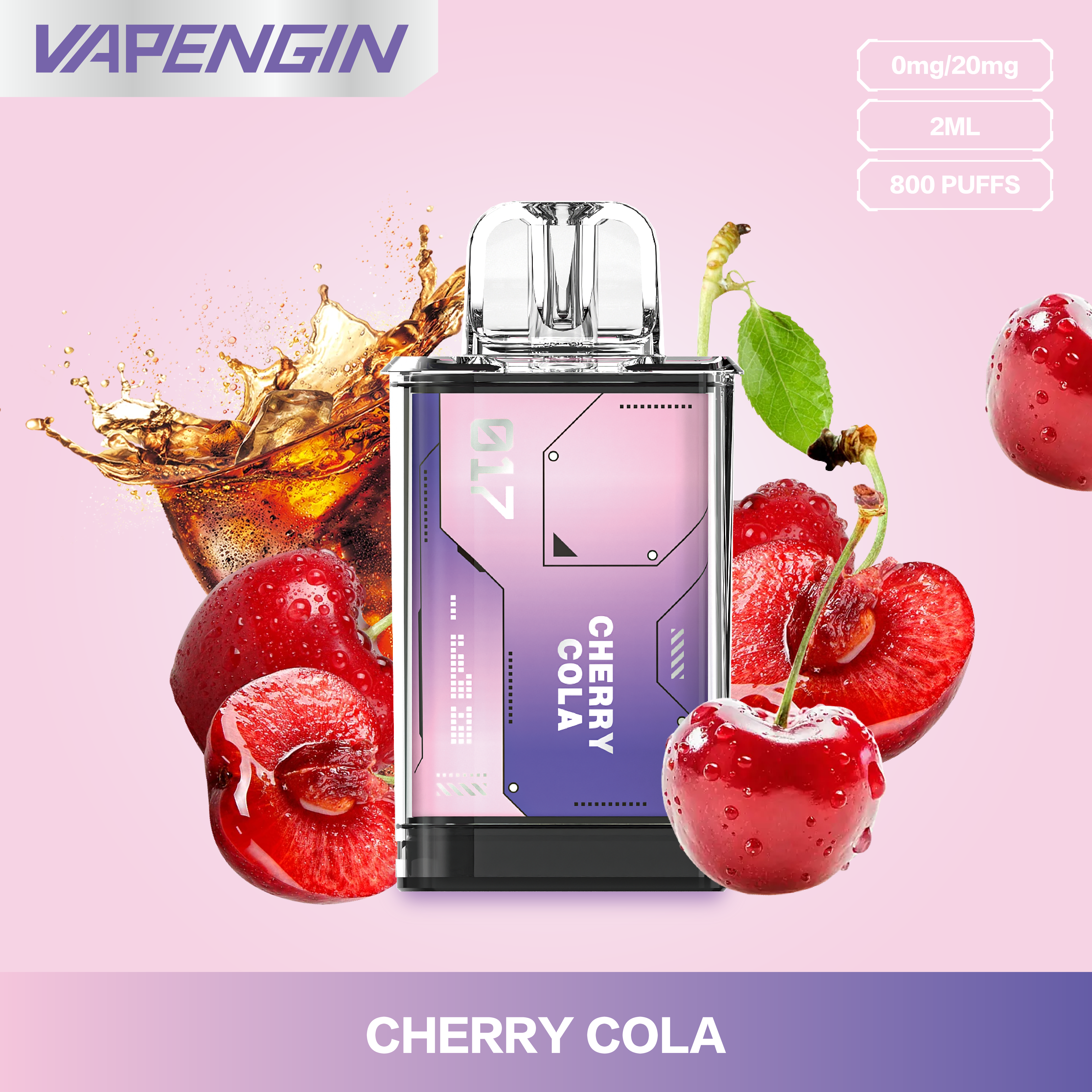 Vapengin Venus  Pods de Reemplazo Cherry Cola (2 piezas)