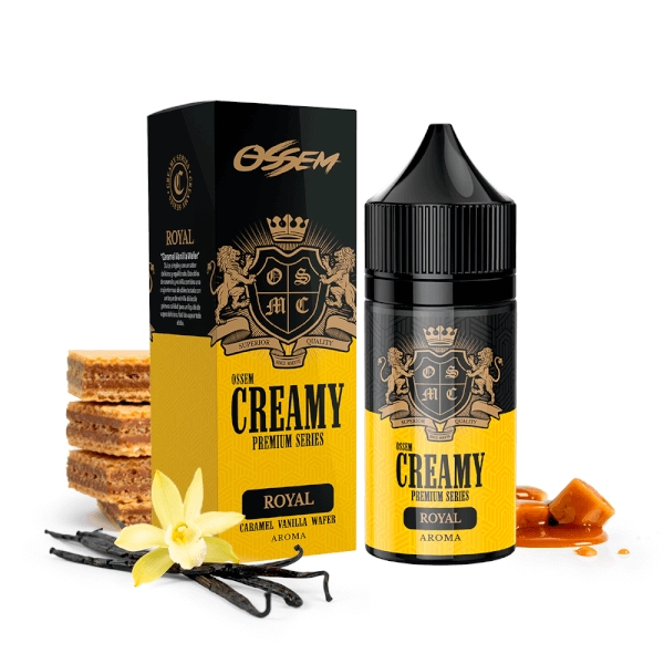 Ossem Royal Aroma Caramel Vanilla Wafer 30ml