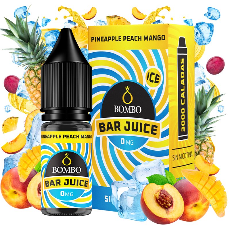 Bombo Bar Juice Pineapple Peach Mango Ice 10ml
